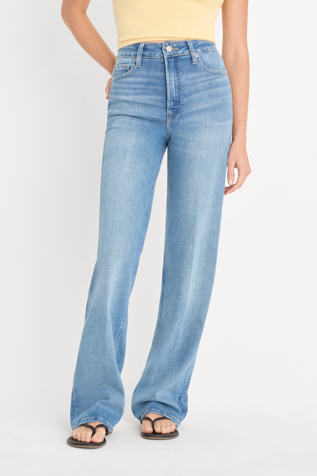 SOFT TECH GOOD LEGS STRAIGHT JEANS | INDIGO1243-2 | GOOD AMERICAN | MODEL_A