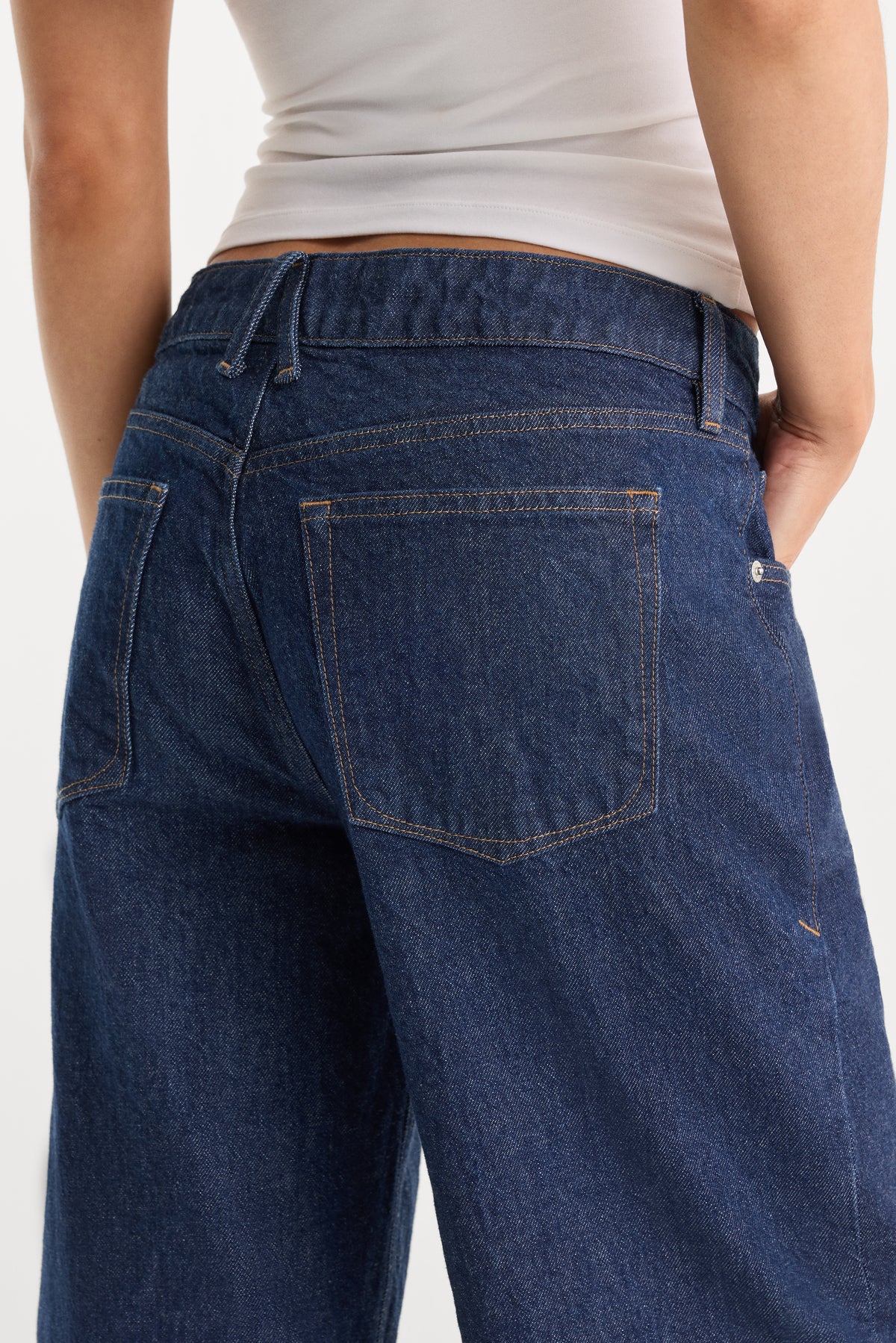 LOW RELAXED STRAIGHT JEANS | RINSE