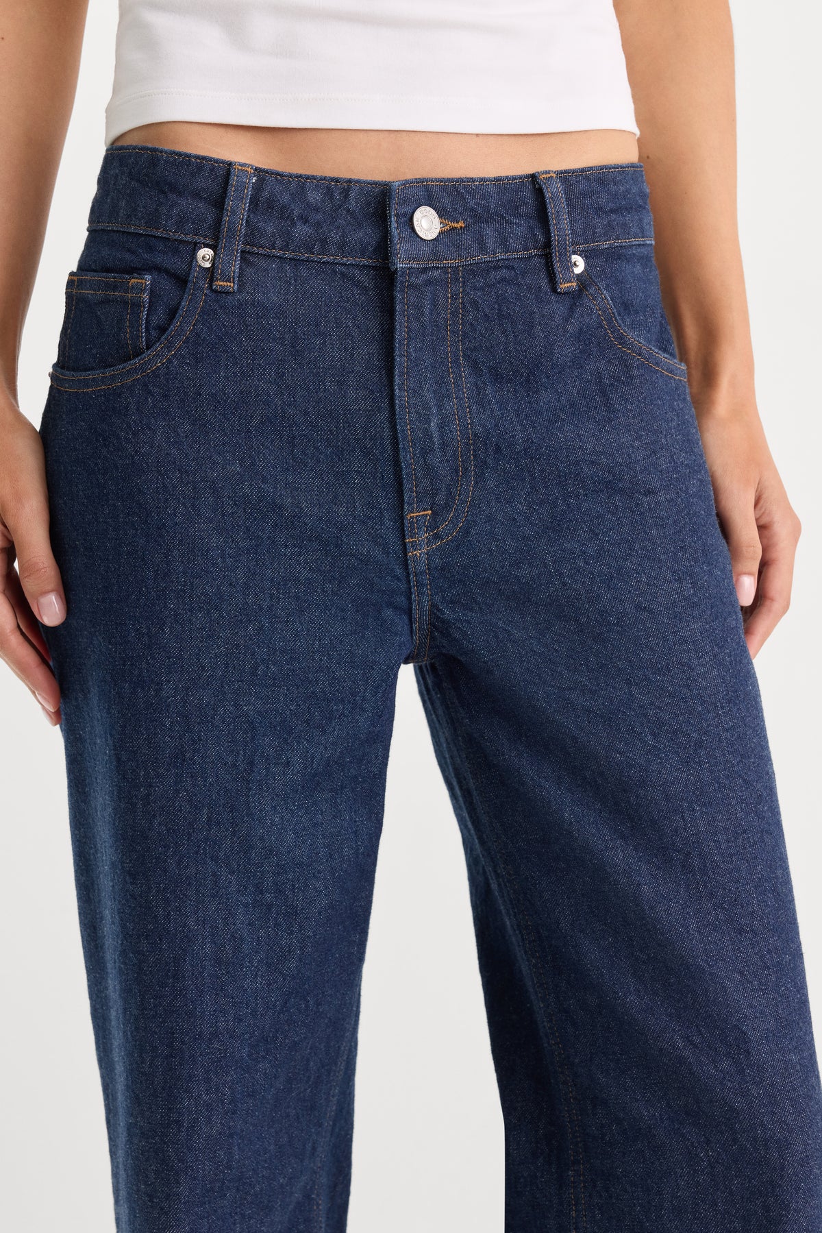 LOW RELAXED STRAIGHT JEANS | RINSE