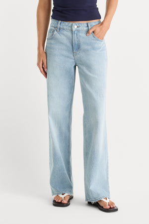 LOW RELAXED STRAIGHT JEANS | INDIGO1220
