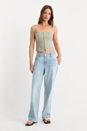 THE LINEN CORSET | MOSSWELL