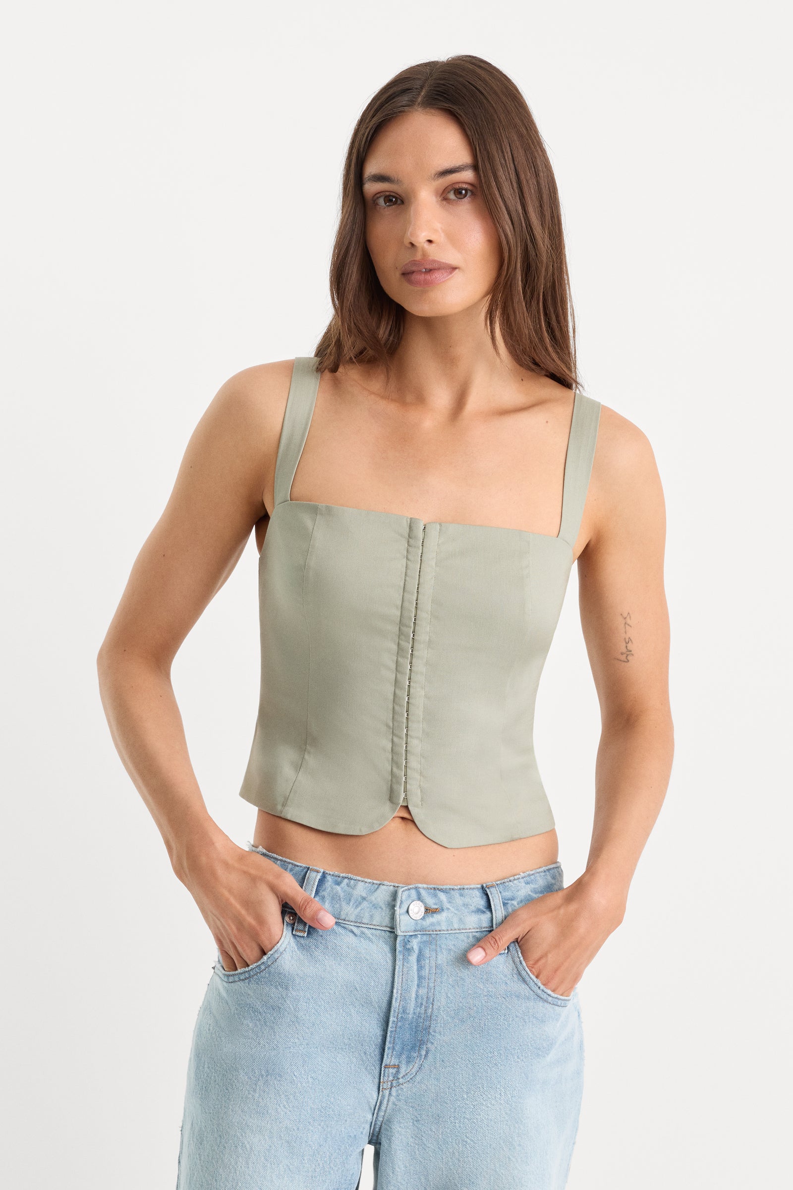 THE LINEN CORSET | MOSSWELL