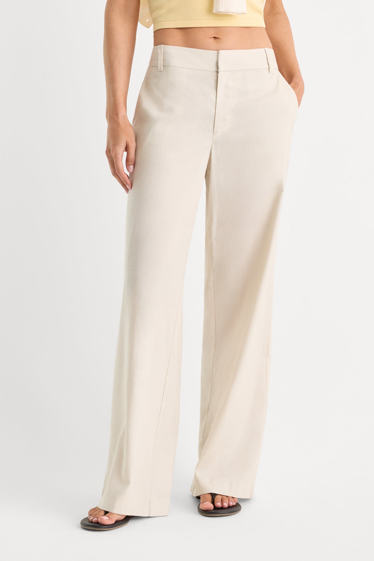 THE WIDE LEG LINEN TROUSER | LINO