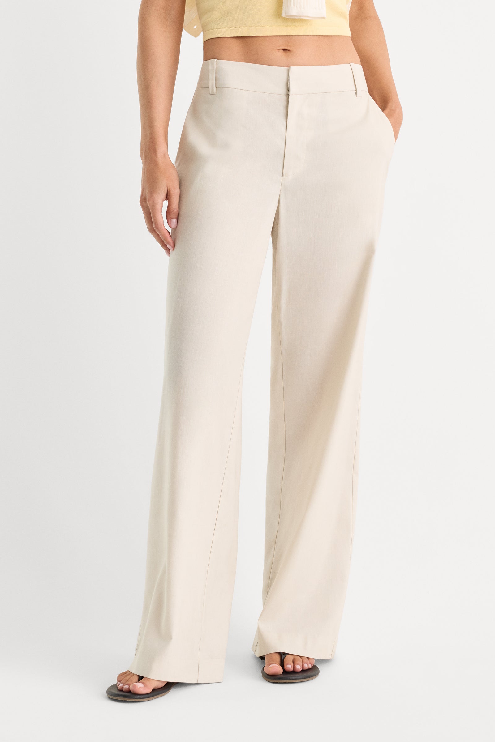 THE WIDE LEG LINEN TROUSER | LINO