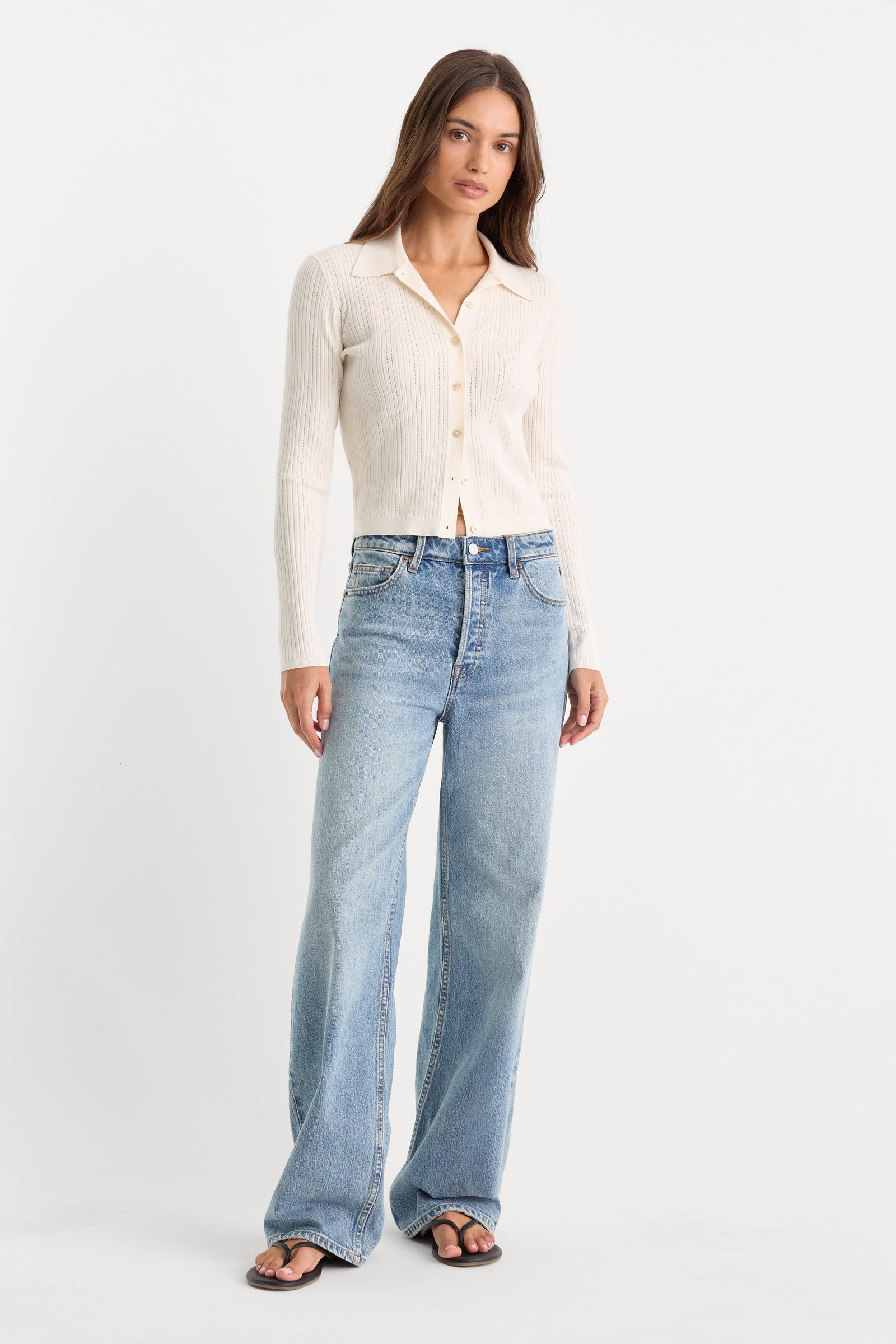 THE CROPPED TRENCH JACKET | NEW NAVY002