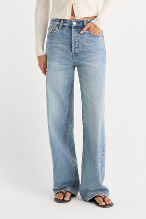 VINTAGE WIDE JEANS | INDIGO1242