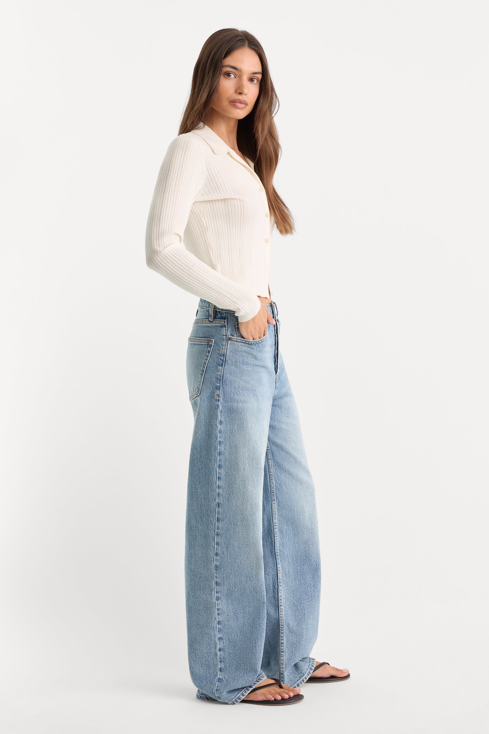 VINTAGE WIDE JEANS | INDIGO1242