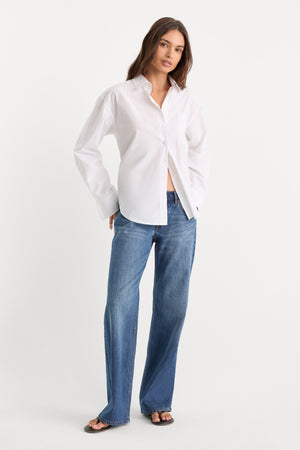 THE POPLIN EASY SHIRT | WHITE001