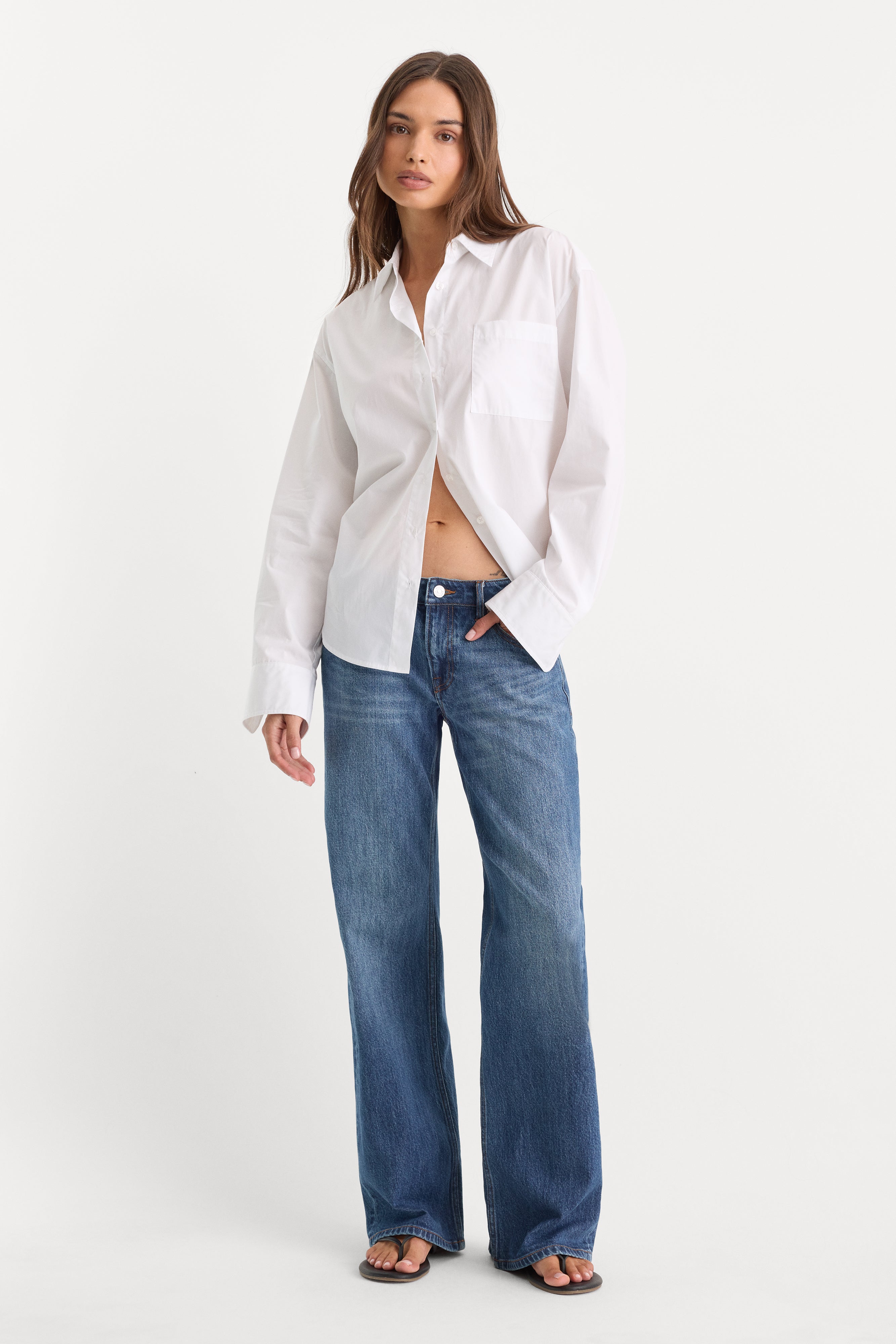 VINTAGE LOW LOOSE JEANS