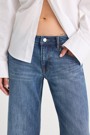 VINTAGE LOW LOOSE JEANS | INDIGO1291