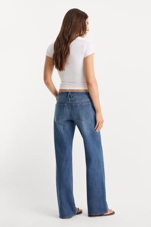 VINTAGE LOW LOOSE JEANS | INDIGO1291