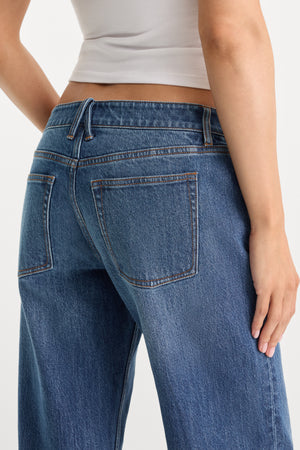 VINTAGE LOW LOOSE JEANS | INDIGO1291