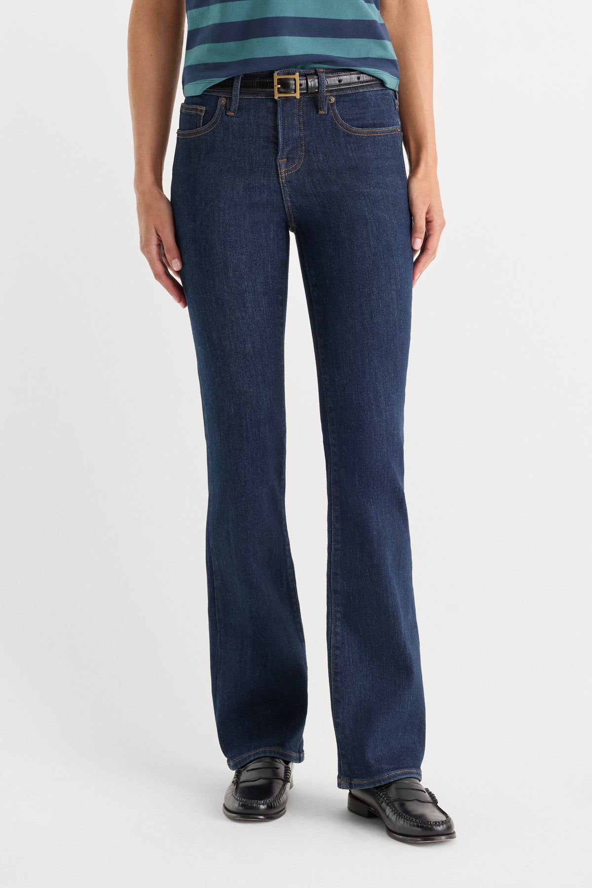 GOOD LOW RISE BOOTCUT JEANS | INDIGO1231