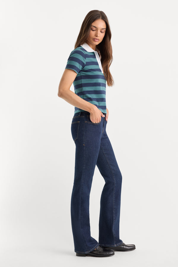 GOOD LOW RISE BOOTCUT JEANS | INDIGO1231
