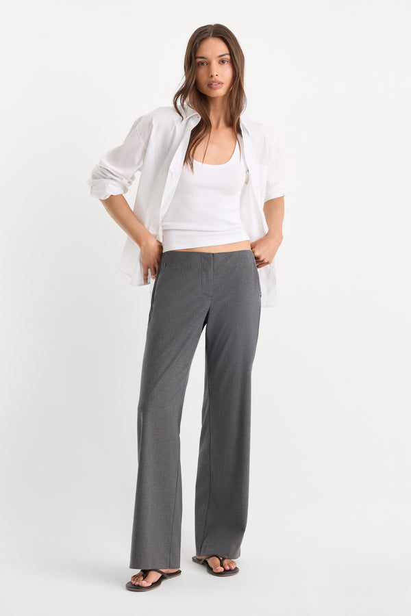 THE LOW RISE TROUSER | ASH
