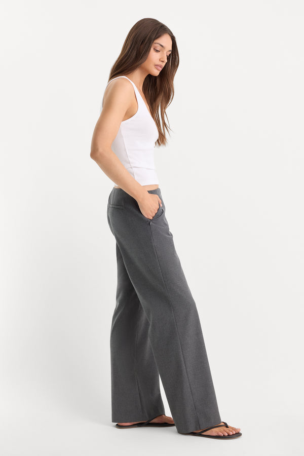 THE LOW RISE TROUSER | ASH