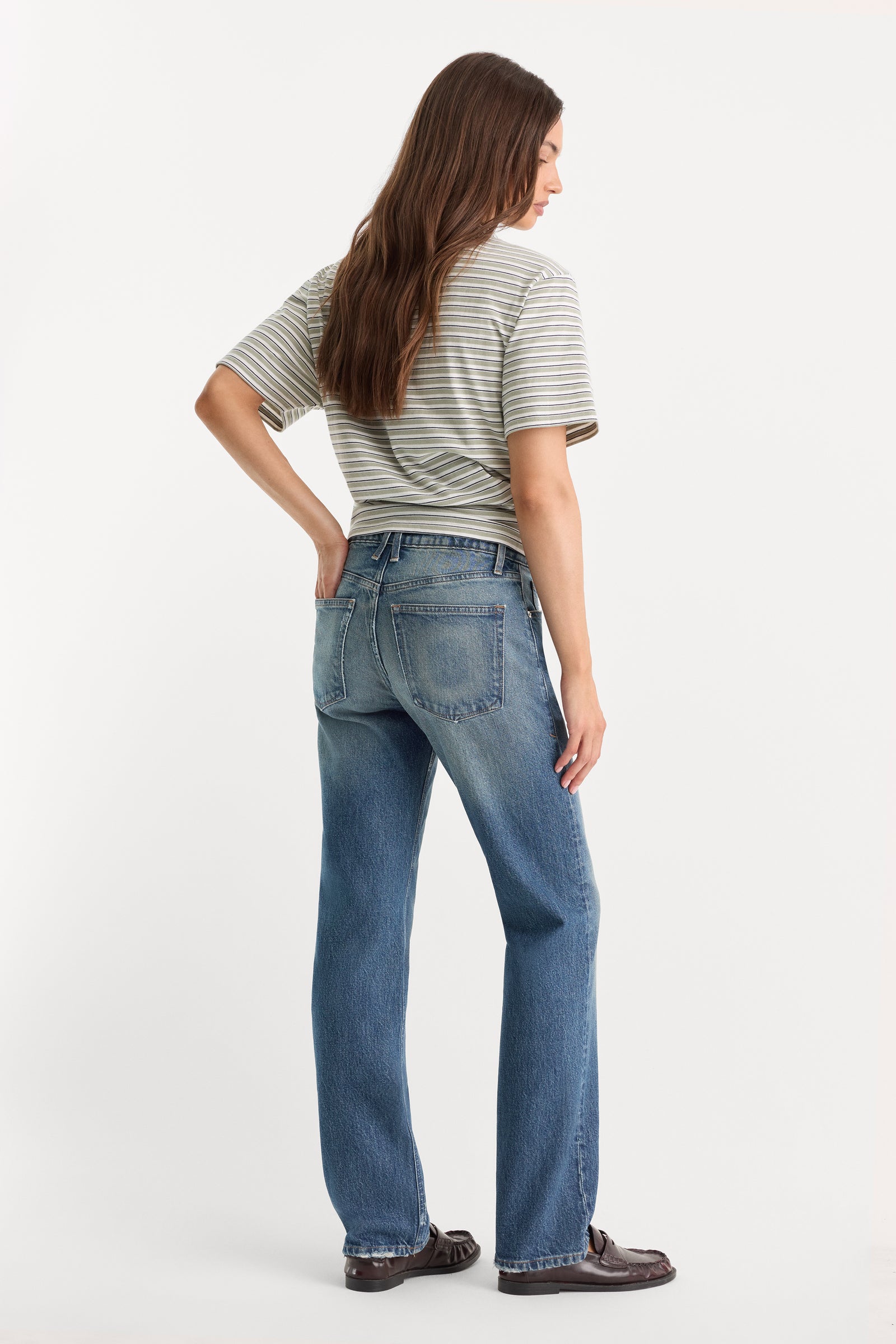 VINTAGE STRAIGHT JEANS | INDIGO1282