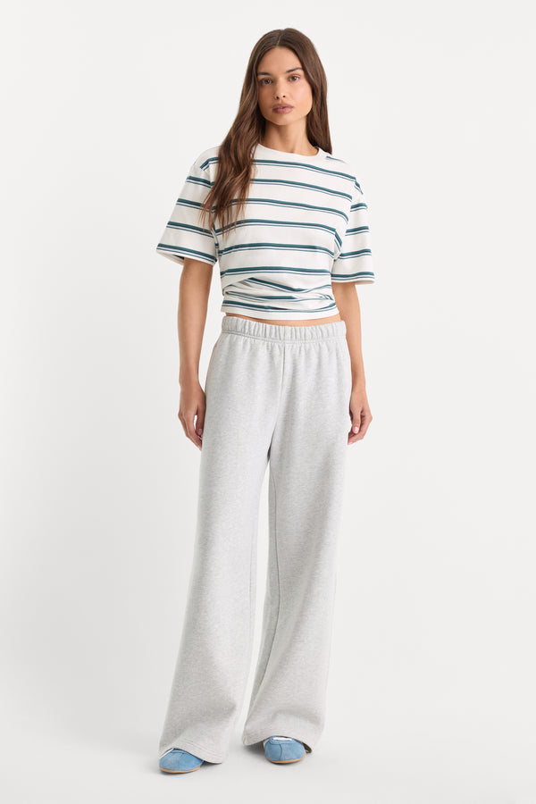 THE FLEECE SWEATPANT | HEATHER GREY