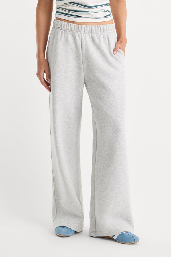 THE FLEECE SWEATPANT | HEATHER GREY