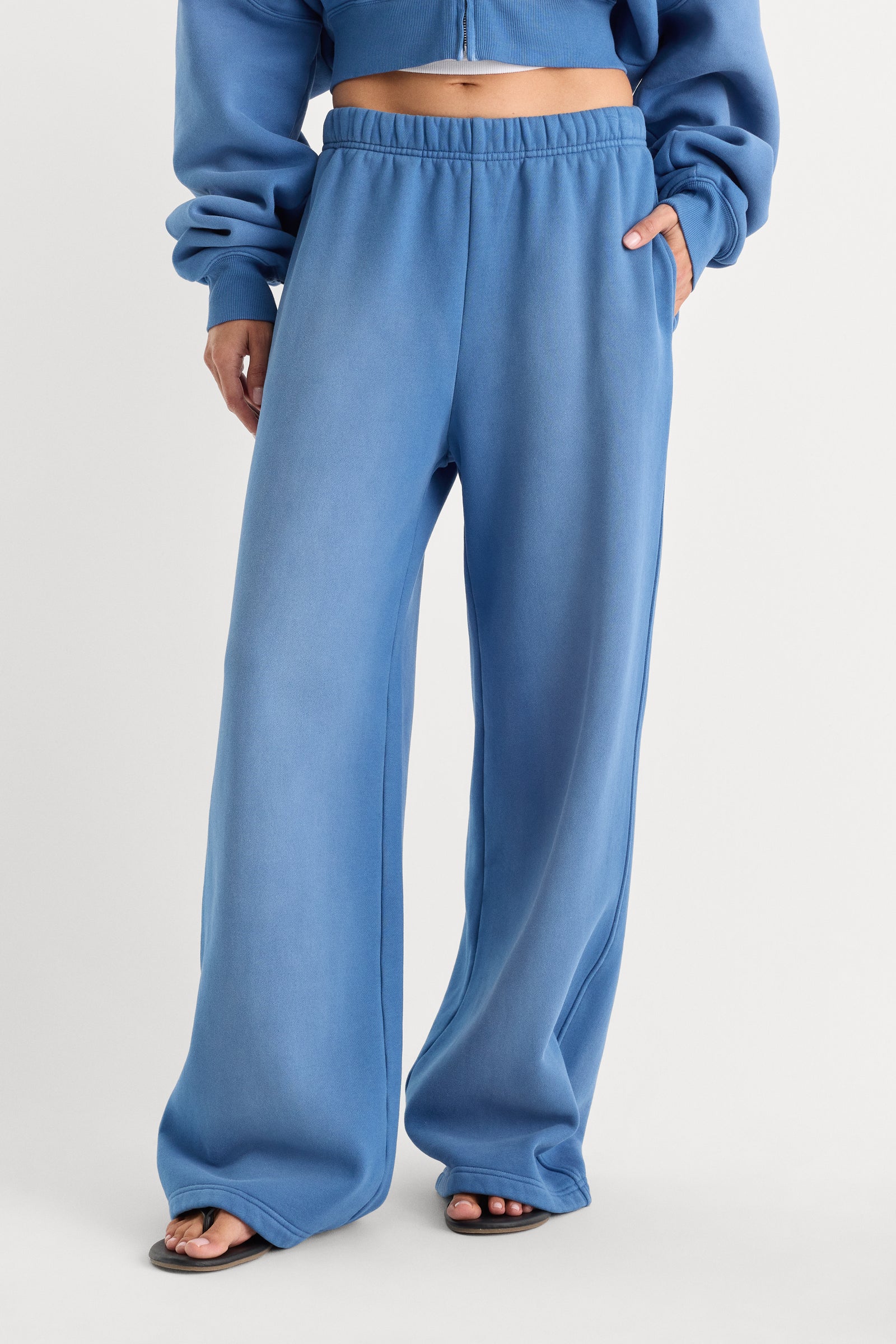 THE FLEECE SWEATPANT | BLUE DRIFT