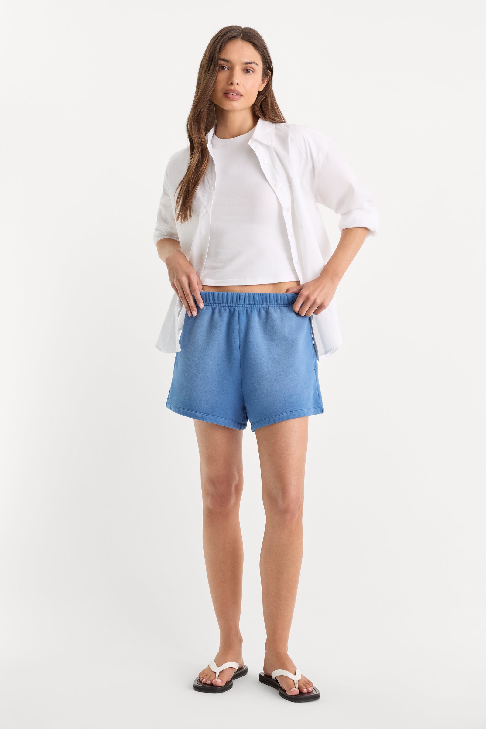 THE FLEECE SHORT | BLUE DRIFT