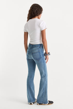 SOFT TECH GOOD PETITE BOOTCUT JEANS | INDIGO1238