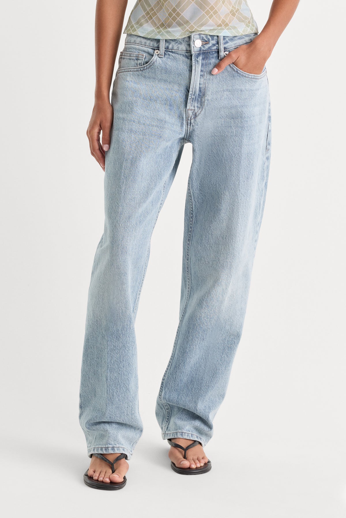 GOOD PETITE 90'S JEANS | INDIGO1257