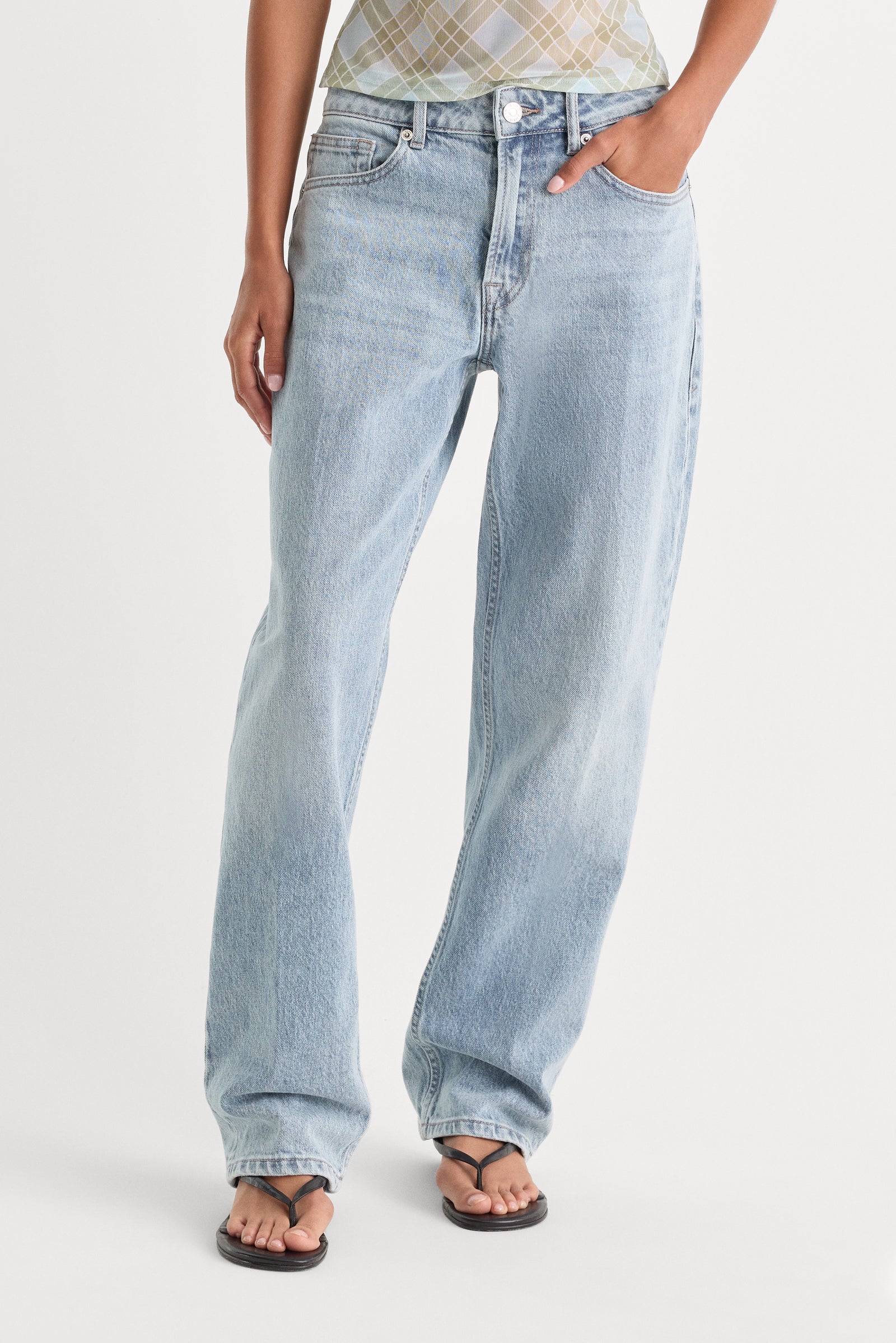GOOD PETITE 90'S JEANS | INDIGO1257