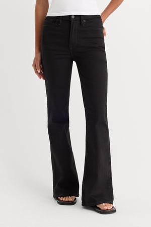 NEVER FADES GOOD PETITE FLARE JEANS | BLACK
