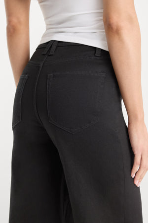 GOOD WAIST PALAZZO NEVER FADE JEANS | BLACK