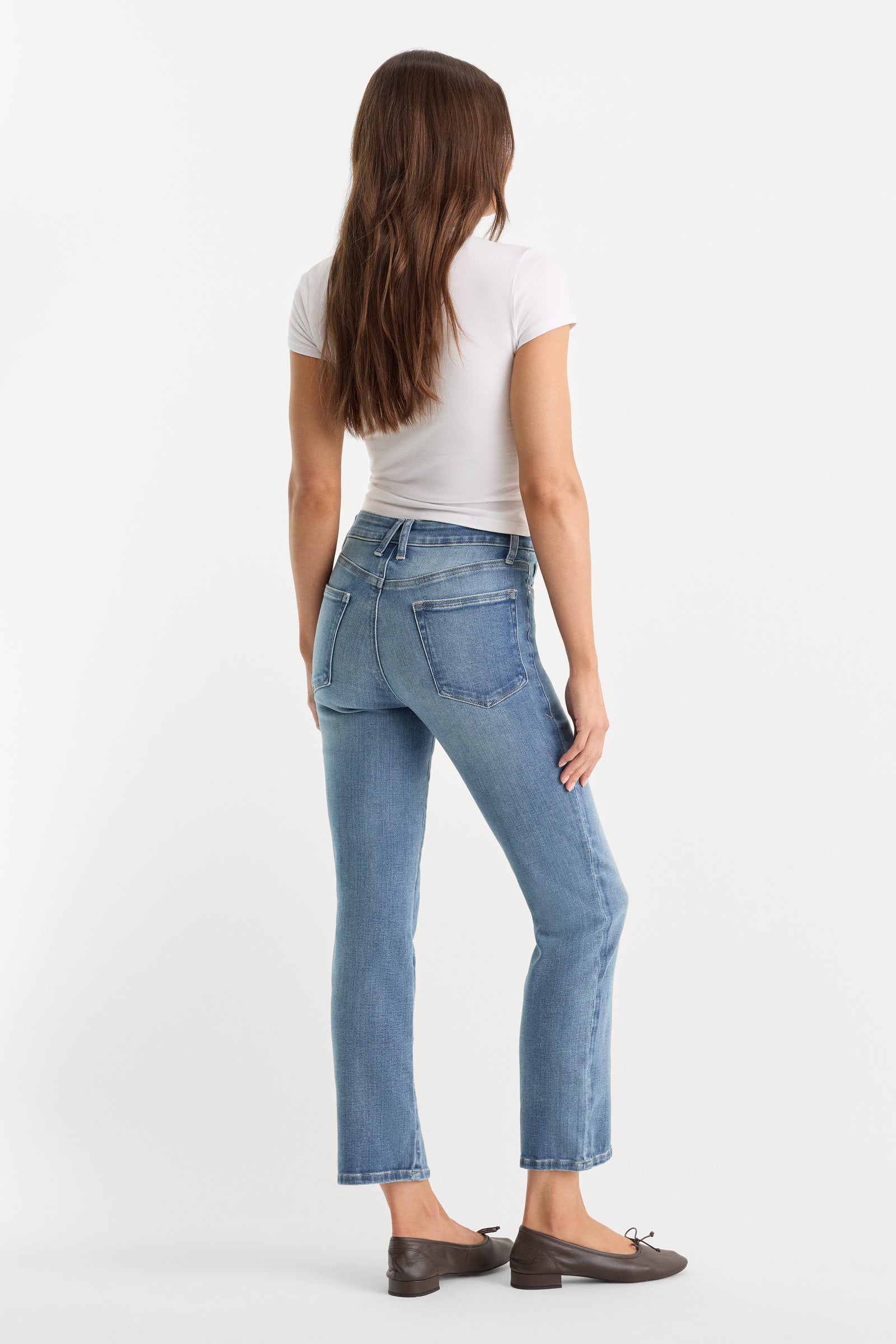 SOFT TECH GOOD LEGS STRAIGHT JEANS | INDIGO1238