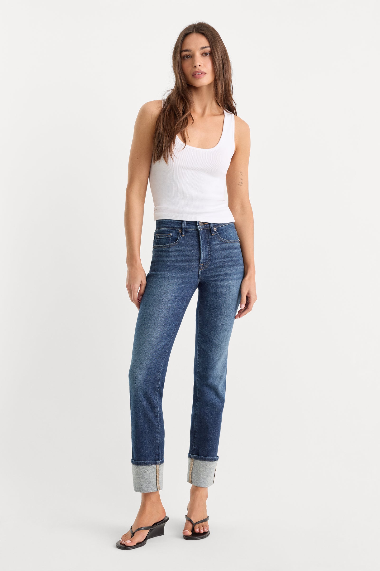 GOOD LEGS STRAIGHT JEANS | INDIGO1230