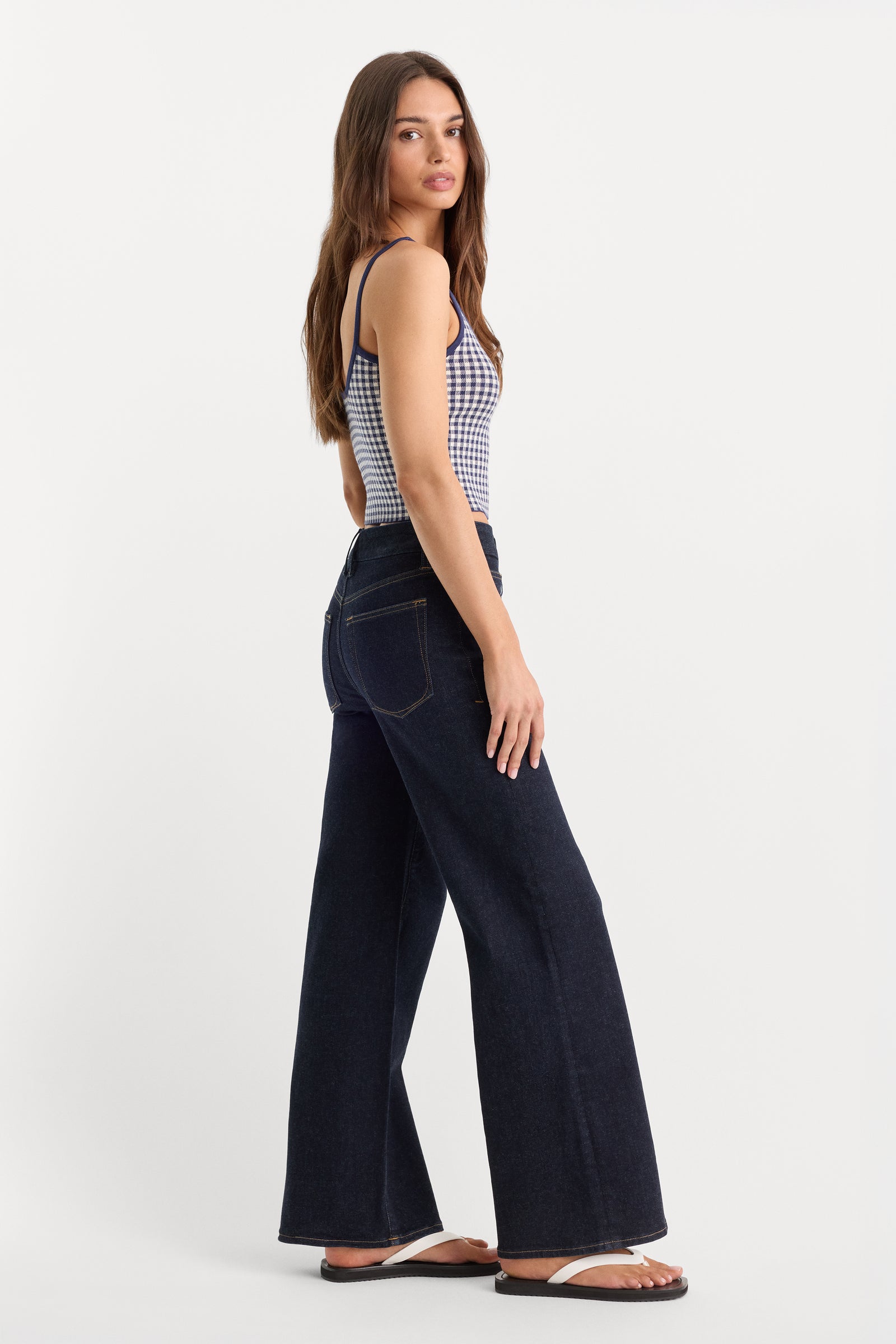 ALWAYS FITS SLIM PALAZZO JEANS | DENETHIC BLUE
