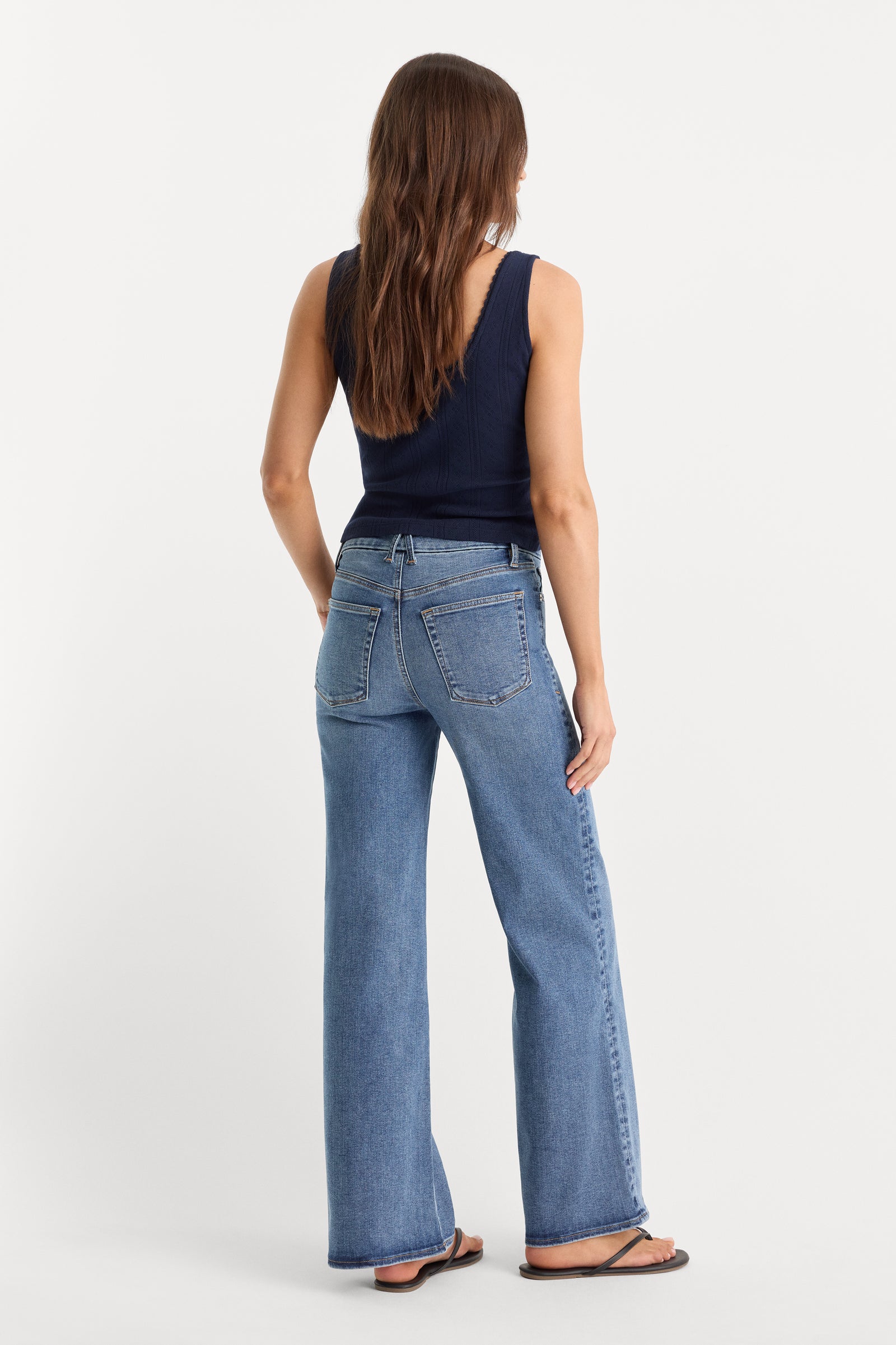 ALWAYS FITS SLIM PALAZZO JEANS | TAWNY