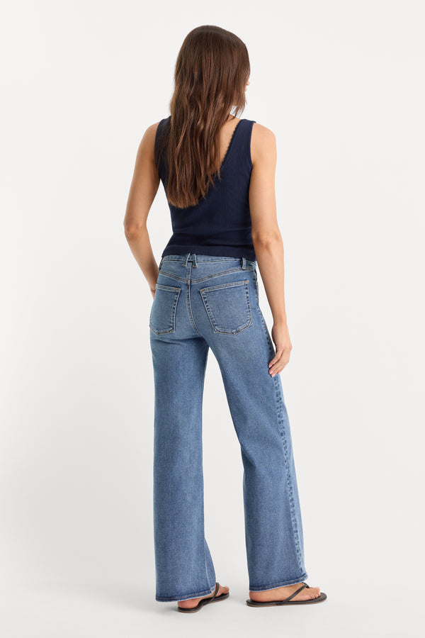 ALWAYS FITS SLIM PALAZZO JEANS | TAWNY