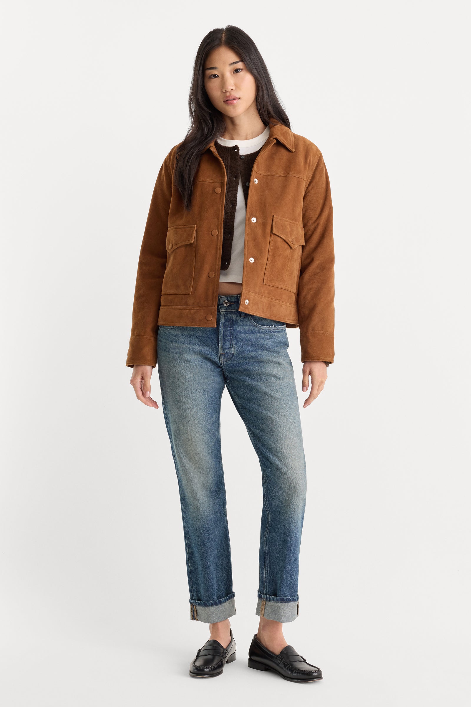 VINTAGE STRAIGHT ANKLE JEANS | INDIGO1282