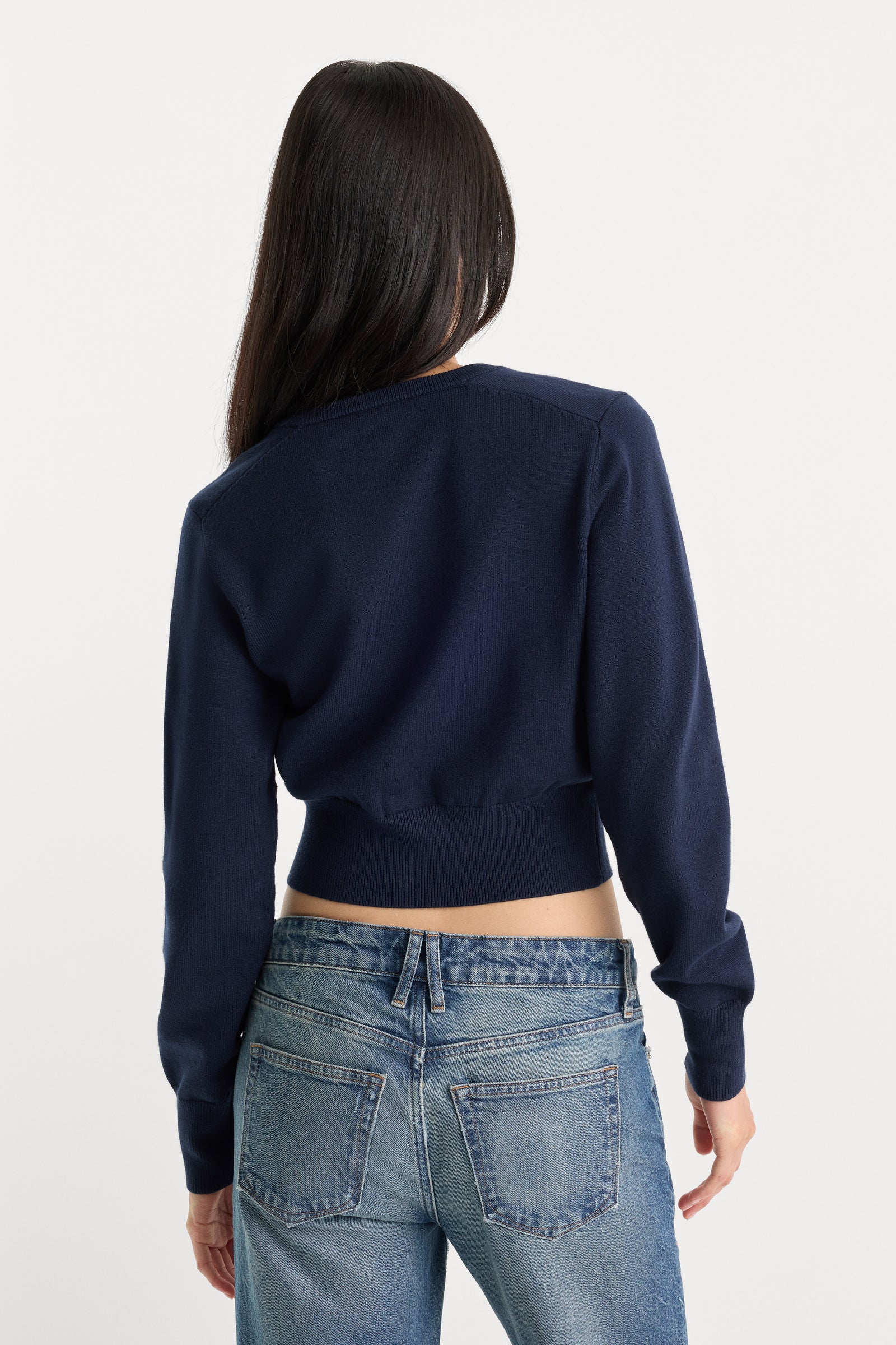 THE FINE KNIT CARDIGAN | NEW NAVY