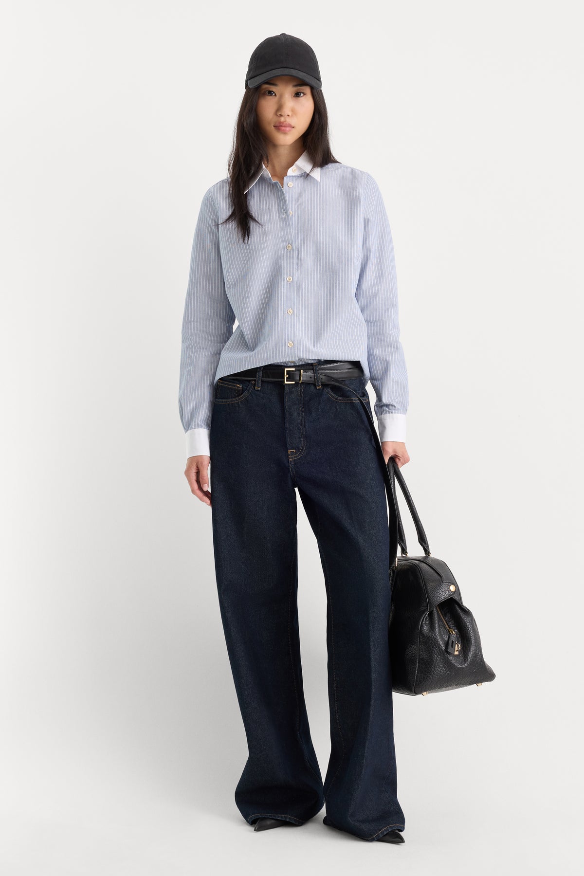 VINTAGE LOW SLUNG BAGGY JEANS | RINSE-1 | GOOD AMERICAN | MODEL_A