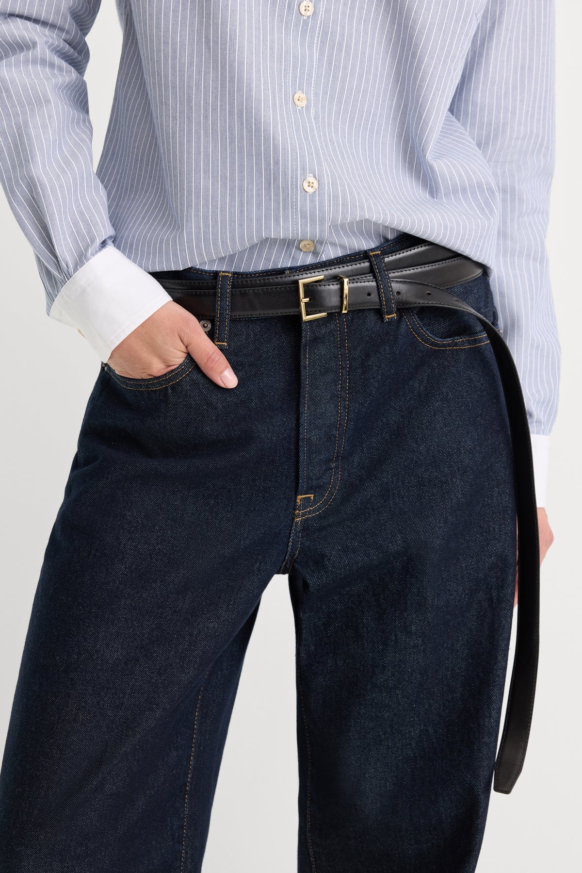 VINTAGE LOW SLUNG BAGGY JEANS | RINSE-4 | GOOD AMERICAN | MODEL_A