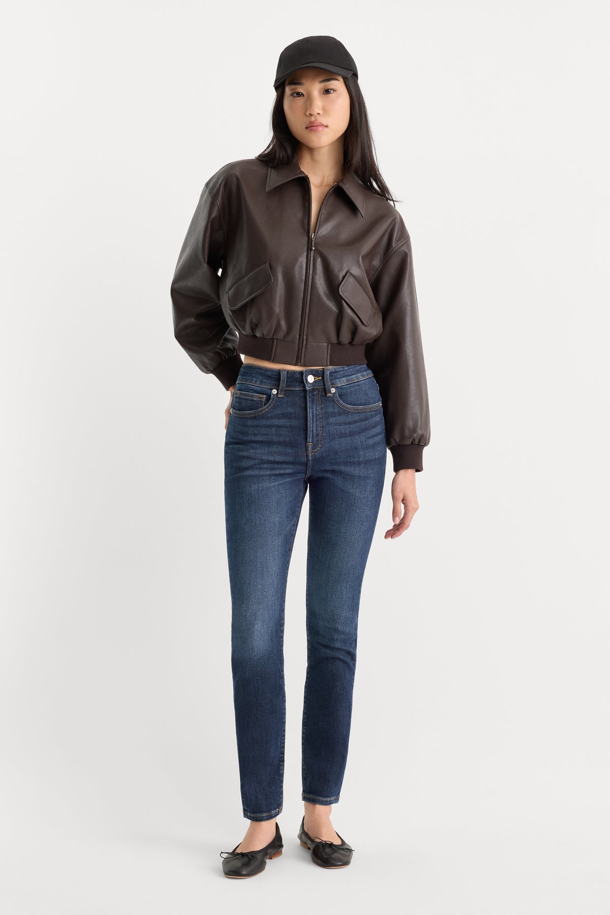GOOD LEGS SKINNY JEANS | ATLAS BLUE-1 | GOOD AMERICAN | MODEL_A