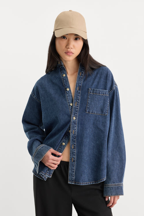 THE DENIM EASY SHIRT | ALCOVE