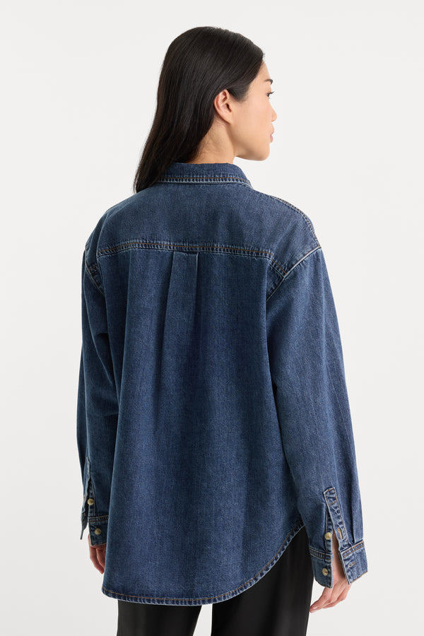 THE DENIM EASY SHIRT | ALCOVE