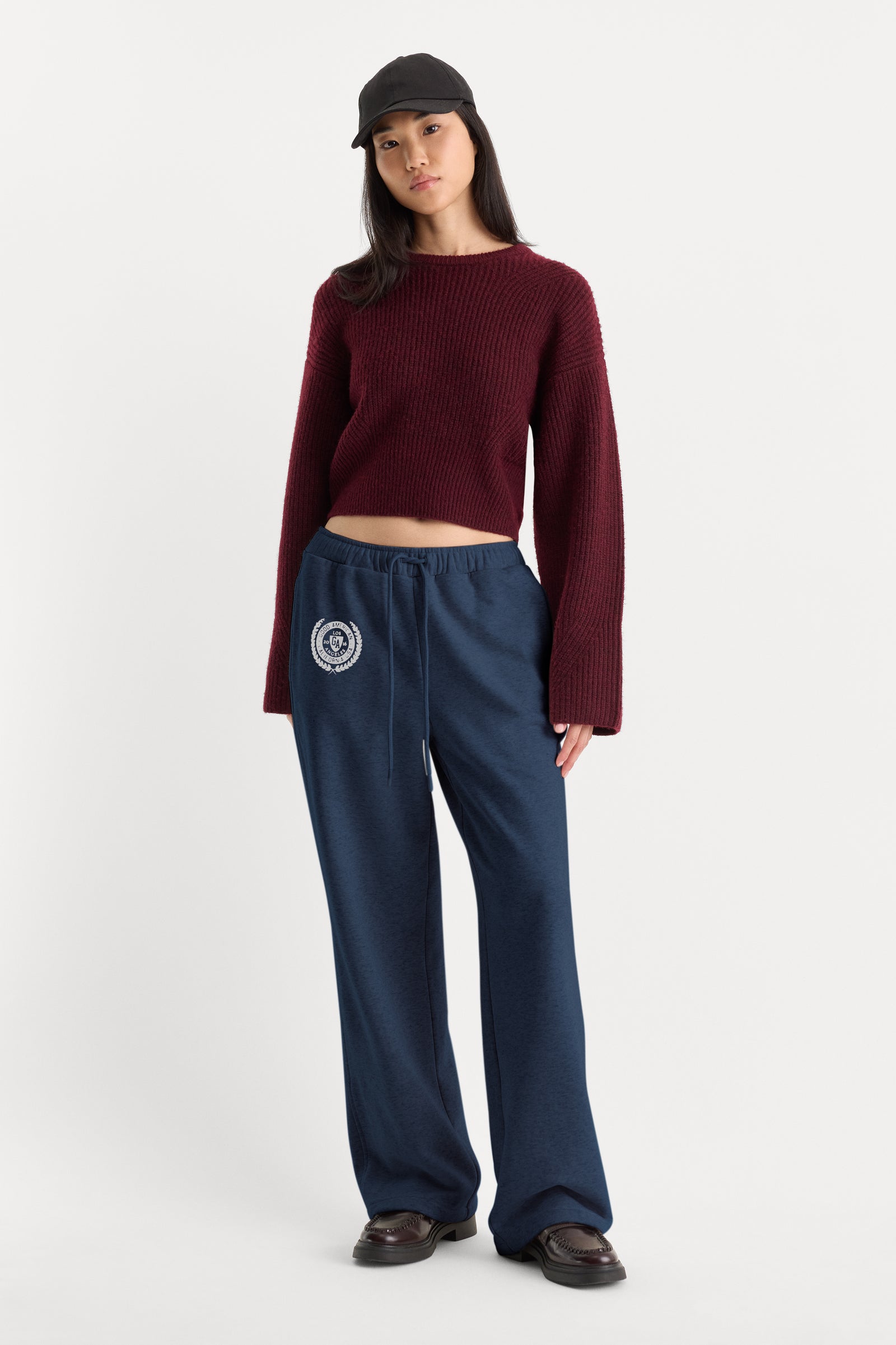 THE BRUSHED FLEECE SWEATPANT | NEW NAVY