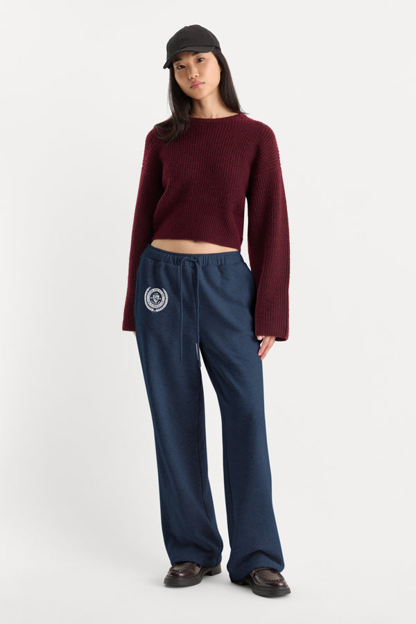 THE BRUSHED FLEECE SWEATPANT | NEW NAVY