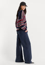 LOW SLUNG BAGGY TROUSER | NEW NAVY-3 | GOOD AMERICAN | MODEL