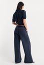 LOW SLUNG BAGGY TROUSER | NEW NAVY-5 | GOOD AMERICAN | MODEL