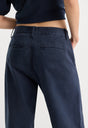 LOW SLUNG BAGGY TROUSER | NEW NAVY-6 | GOOD AMERICAN | MODEL
