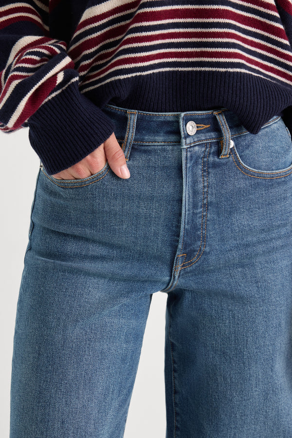 GOOD WAIST PALAZZO ANKLE JEANS | SIERRA
