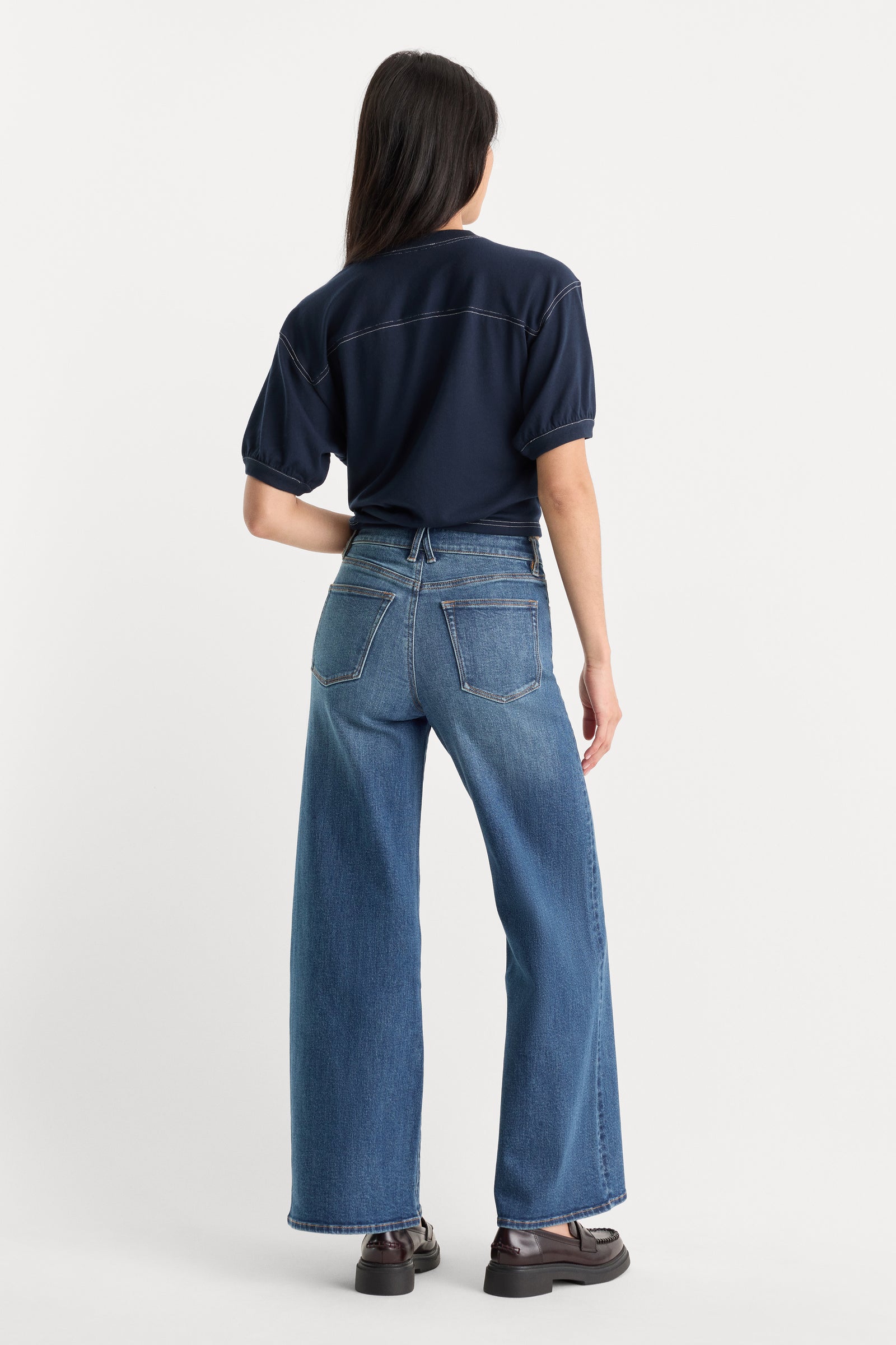 GOOD WAIST PALAZZO ANKLE JEANS | SIERRA