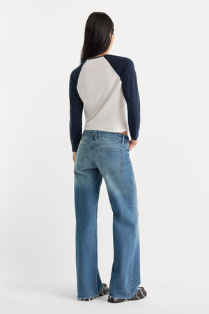 VINTAGE LOW LOOSE JEANS | TROUBLED WATER